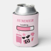 Summer Loading Pink 缶クーラー (缶正面)