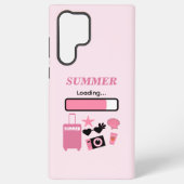 Summer Loading Pink Samsung Galaxyケース (裏面)