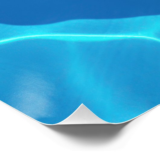 Summer Love Heart Float in Blue Pool ポスター (コーナー)