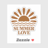 Summer Love Minimalist Sticker シール (シート)