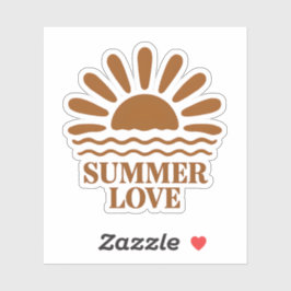 Summer Love Minimalist Sticker シール