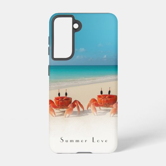 Summer Love – Samsung Galaxy S21 タフケース Galaxyケース (裏面)
