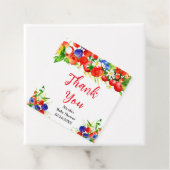 Summer Mixed Berries Baby Shower Thank You フェイバータグ (インサイチュ)
