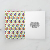 Summer Mixed Berries Birthday カード (内部)