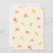 Summer Monkey 50th Birthday Party Let's Get Wild  招待状 (裏面)