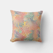 Summer Monstera Palm Jungle 1 クッション (正面)