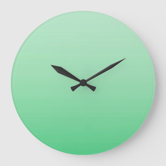 SUMMER MOOD – Soft Meadow | deep to light |  ラージ壁時計 (正面)