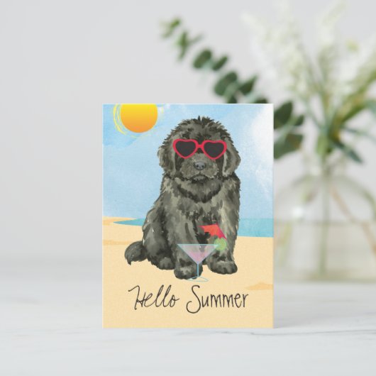 Summer Newfoundlandはがき ポストカード (スタンド正面)
