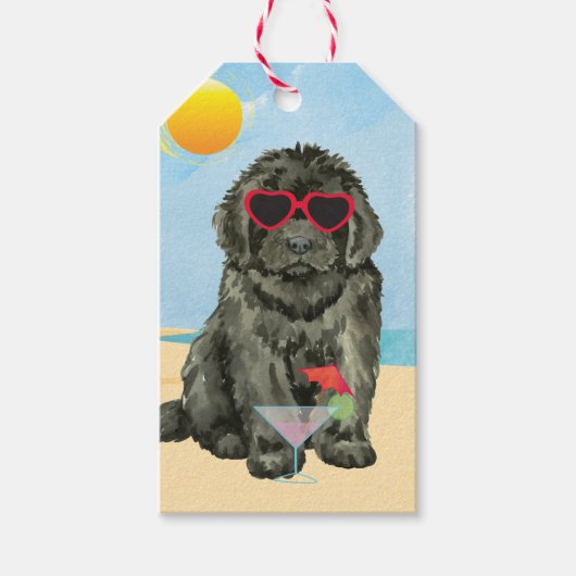 Summer Newfoundland Giftラベル ギフトタグ (正面)