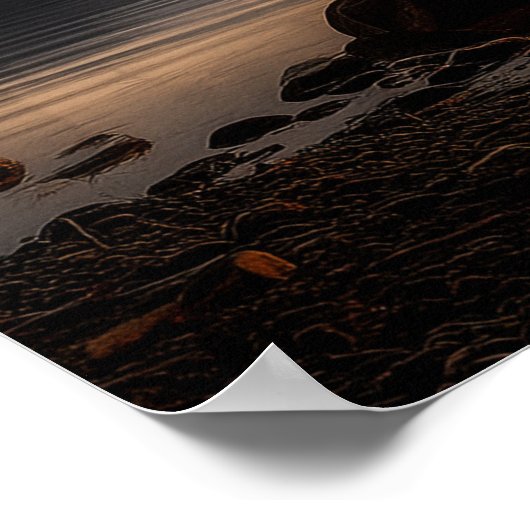 Summer night around the campfire ポスター (角)