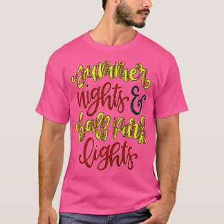 Summer Nights and Ballpark Lights Softball Sports1 Tシャツ