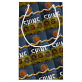 Summer Nights Painting by Alfred Fox スモールペーパーバッグ (裏面)