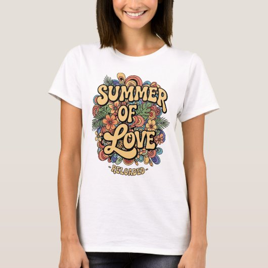 Summer of Love ReloadedフローラT Tシャツ (正面)