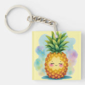 Summer On The Go Happy Pineapple Keychain キーホルダー (正面)