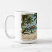 Summer Palm Beach Mug コーヒーマグカップ (左)