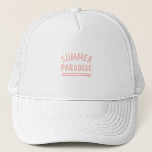 Summer Paradise T-Shirt - Pastel Styl キャップ (正面)