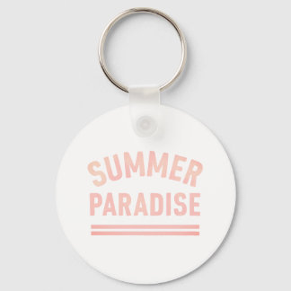 Summer Paradise T-Shirt - Pastel Styl キーホルダー