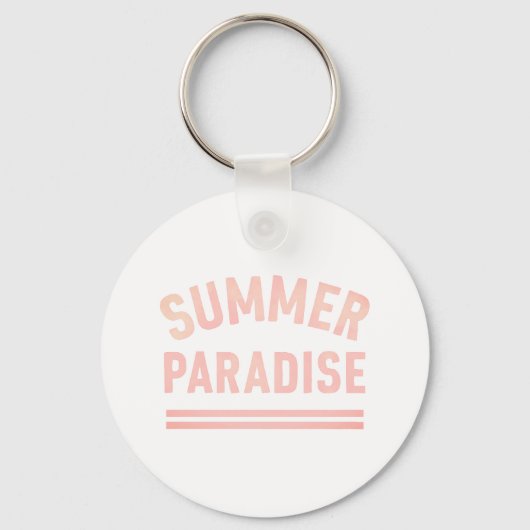 Summer Paradise T-Shirt - Pastel Styl キーホルダー (正面)