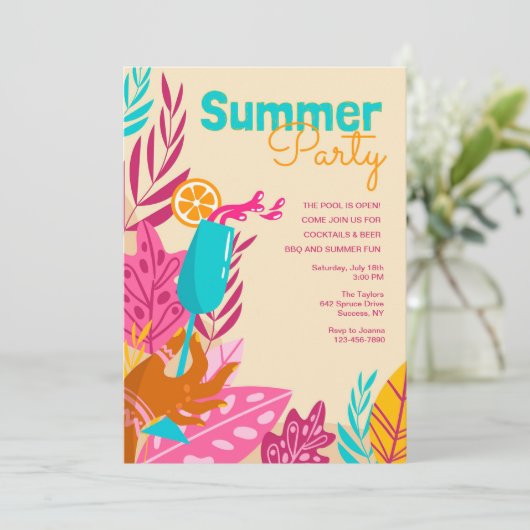 Summer Party 招待状 (スタンド正面)