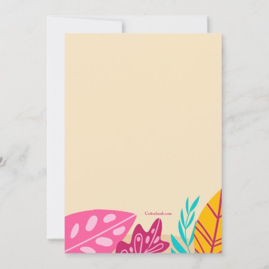 Summer Party 招待状 (裏面)