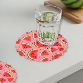 Summer Party Cardboard Coasters - Set of 6  ペーパーコースター