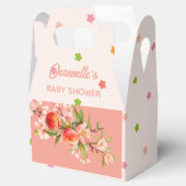 Summer Party Peachy Baby Shower フェイバーボックス (オープン)