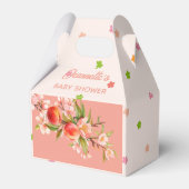 Summer Party Peachy Baby Shower フェイバーボックス (正面サイド)