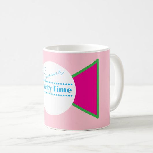 Summer Party Time Mug コーヒーマグカップ (正面右)