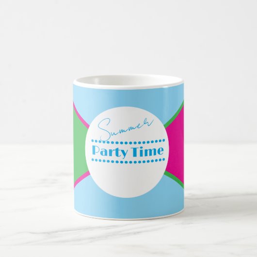 Summer Party Time Mug コーヒーマグカップ (中央)