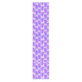 Summer Pastel Chalk Floral Table Runner ショートテーブルランナー (正面)