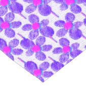 Summer Pastel Chalk Floral Table Runner ショートテーブルランナー (コーナー)