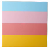 Summer pastel color scheme タイル (正面)