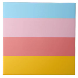 Summer pastel color scheme タイル