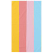 Summer pastel color scheme テーブルクロス (正面)