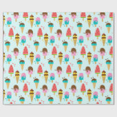 Summer Pattern Wrapping Paper ラッピングペーパー (フラット)