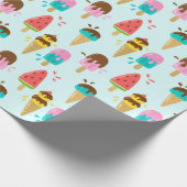 Summer Pattern Wrapping Paper ラッピングペーパー (角)