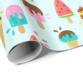 Summer Pattern Wrapping Paper ラッピングペーパー (ロールコーナー)