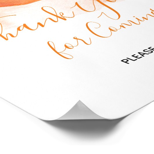 Summer Peach Thank for 来's ポスター (角)