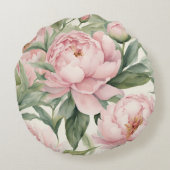 Summer Peonies ラウンドクッション (裏面)