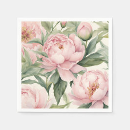 Summer Peonies Coasters, Many Styles Available  スタンダードカクテルナプキン