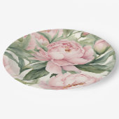 Summer Peonies Thermal  ペーパープレート (アングル)