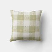 Summer picnic plaid cotton クッション (裏面)