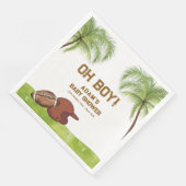 Summer Plam Tree Football Sport Boy Baby Shower  (コーナー)