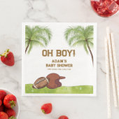 Summer Plam Tree Football Sport Boy Baby Shower  (インサイチュ)