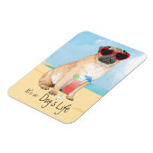 Summer Pug マグネット (左側)