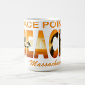 Summer Race Point- massachusetts コーヒーマグカップ (中央)