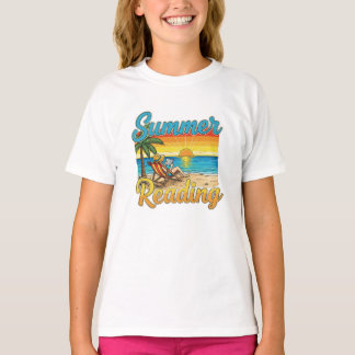  Summer Reading T-shirt! Perfect for bookworms, te Tシャツ