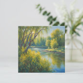 Summer River Landscape  カード (スタンド正面)