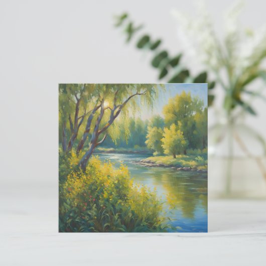 Summer River Landscape  カード (スタンド正面)