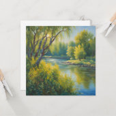 Summer River Landscape  カード (正面/裏面インサイチュ)